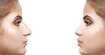 Nase konturieren – klein und schmal geschminkte Nase